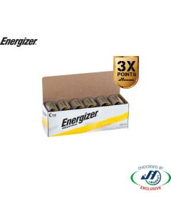 Energizer Industrial Batteries Alkaline EN93 C Box of 12