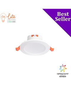 LiteLighting 7W LED Downlight Tricolour 70mm Cut-out