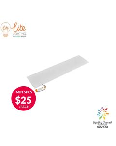 LiteLighting 36W Non-Dimmable Backlit LED Panel V3 4000K 1195x295 with Driver