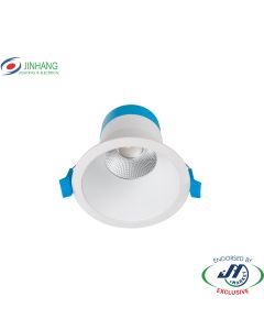 a white and blue body LED downlight
